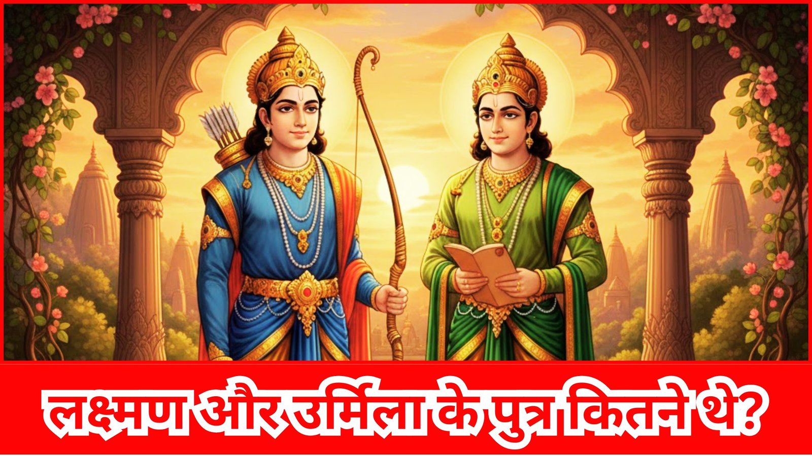 लक्ष्मण और उर्मिला के पुत्र